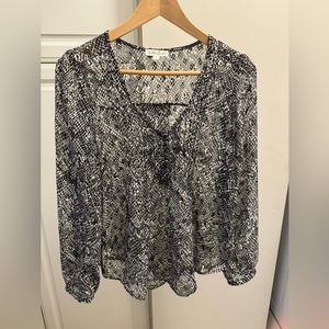 Snakeskin blouse